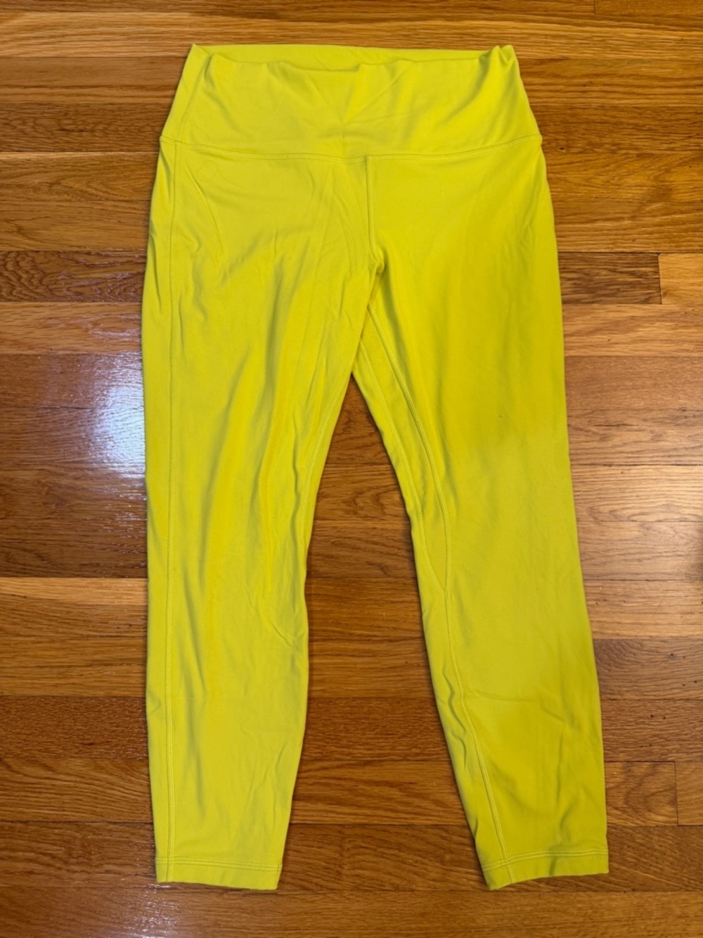 Lululemon Align High-Rise Pant 25" Yellow Serpentine - Size 12 *Pilling